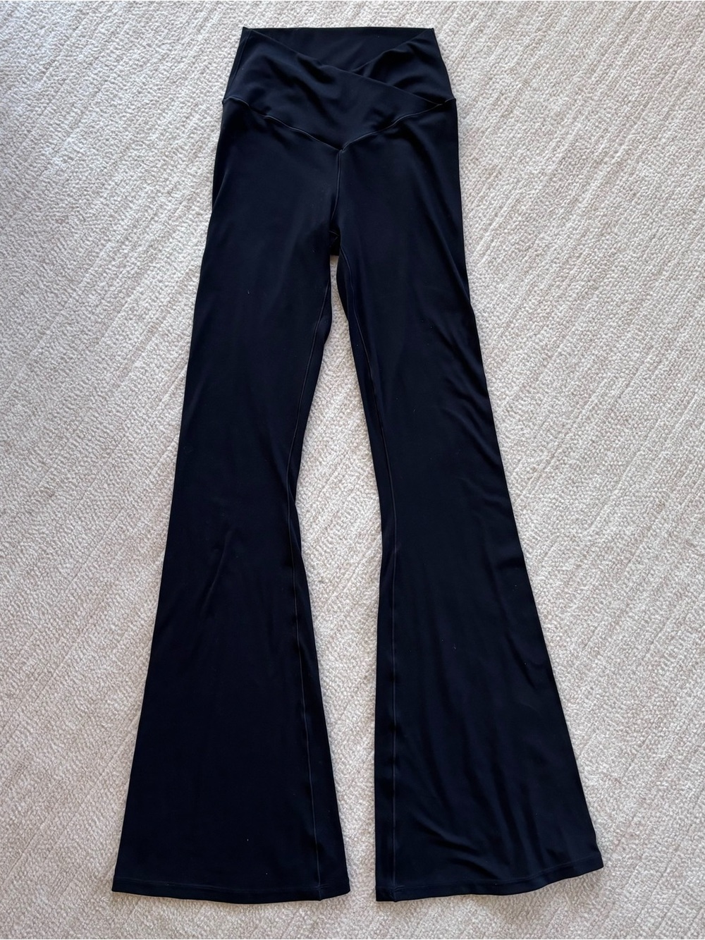 Offline by aerie Black High-Waist Flare Yoga Wide Leg Pants